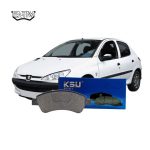 لنت ترمز جلو پژو 206 تیپ 5 مدل های 1380-1392 (Peugeot 206) برند کی اس یو (KSU)